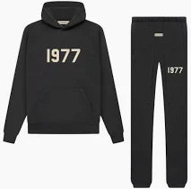 Fear of God Essentials 1977 Iron Black Full set
